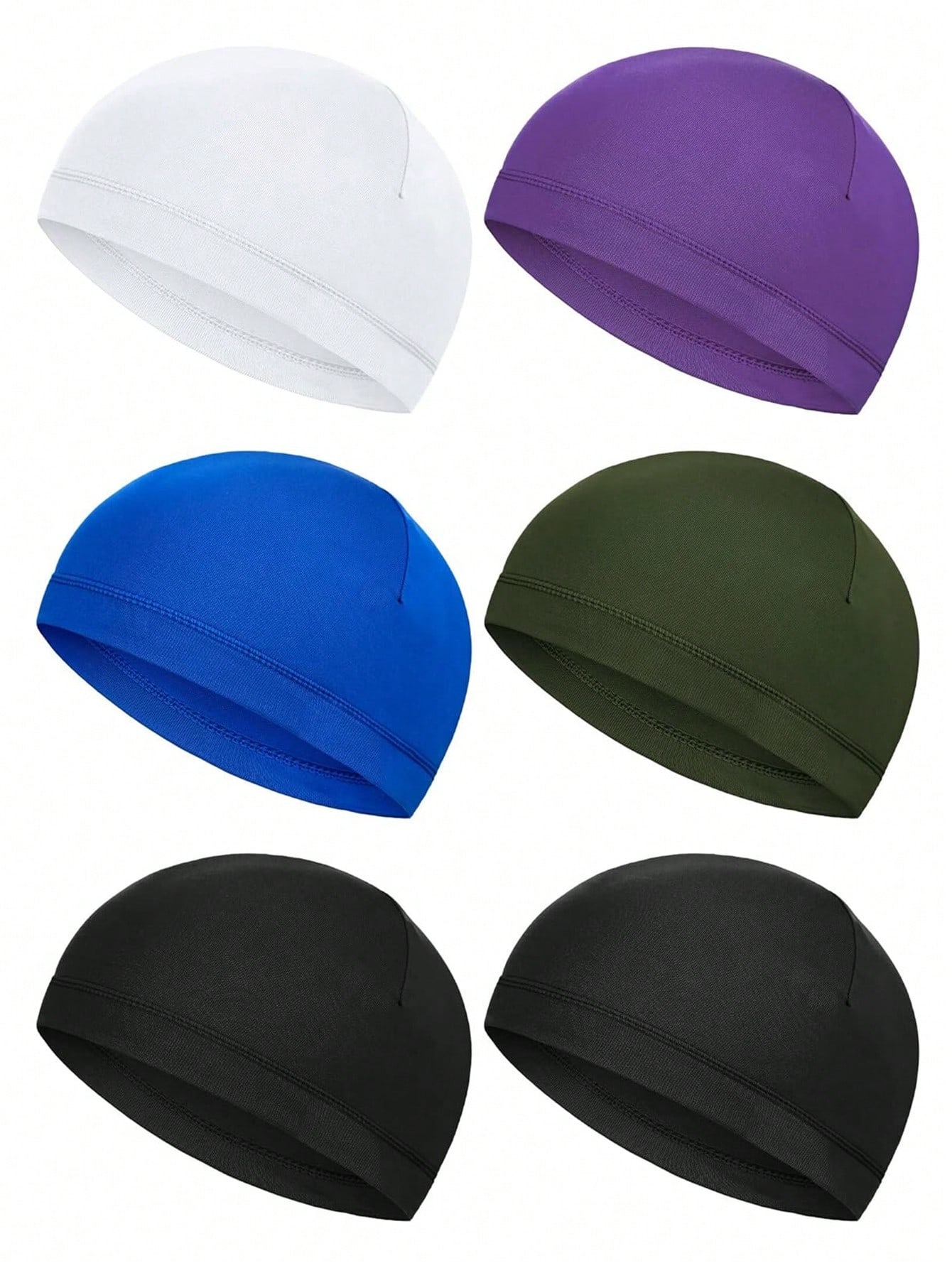 Skull Cap Helmet Liner - 1 bonnet de cyclisme anti-transpiration, doublure