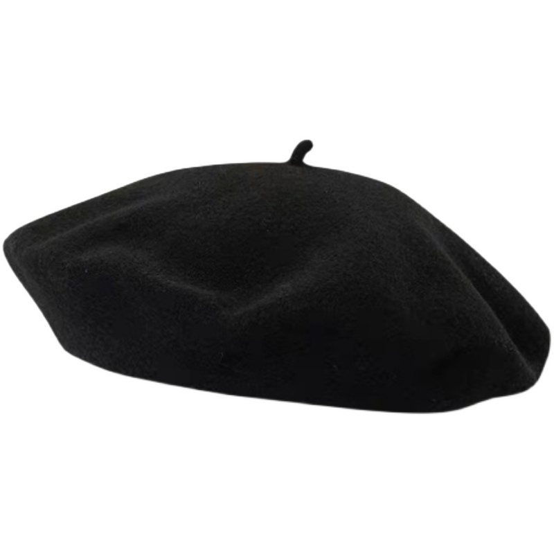 Beret French Wool - Béret classique en laine pour femmes,