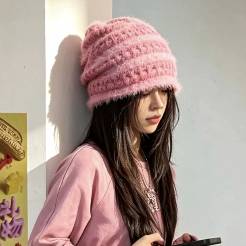 Nouveaux bonnets en tricot duv - Beanie Cuffed Knit avis et prix
