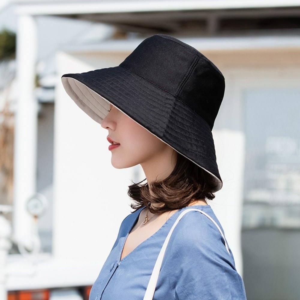 Chapeau Bob Décontracté Double - Bucket Hat Cotton avis et prix