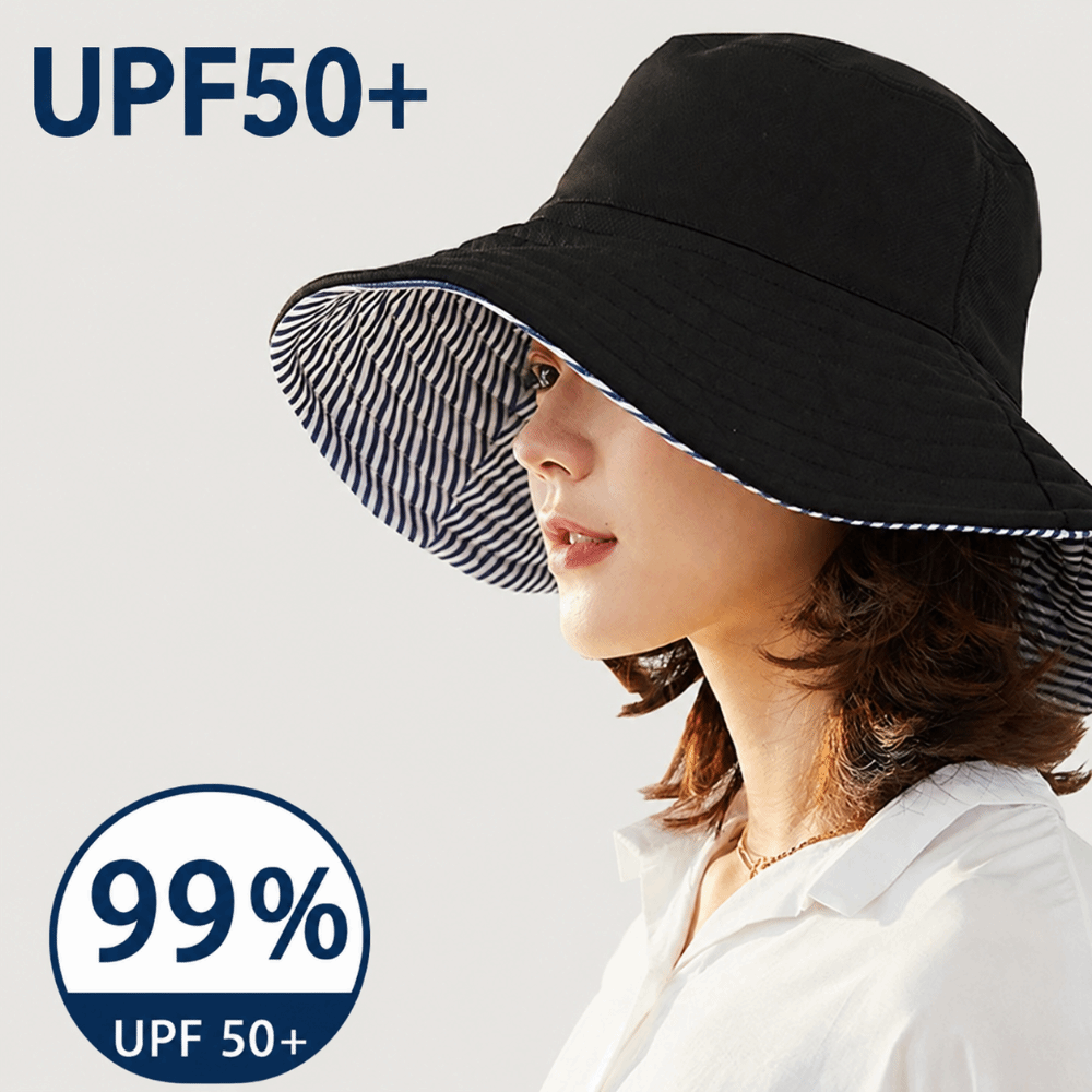 Chapeau Bob Décontracté Double - Bucket Hat Cotton avis et prix