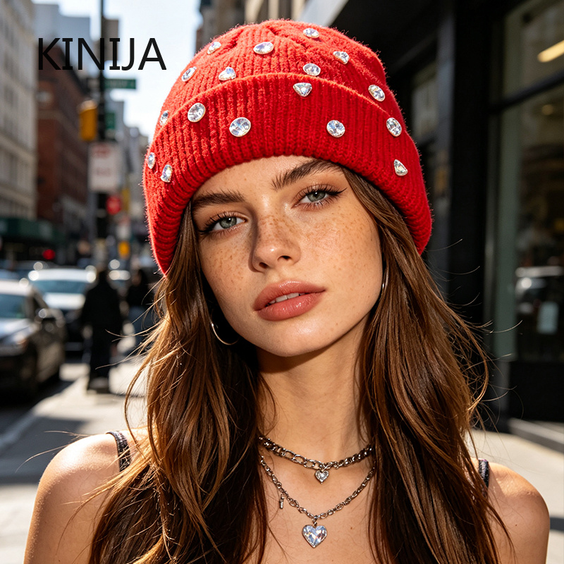Bonnet d'hiver en tricot pour  - Beanie Cuffed Knit avis et prix