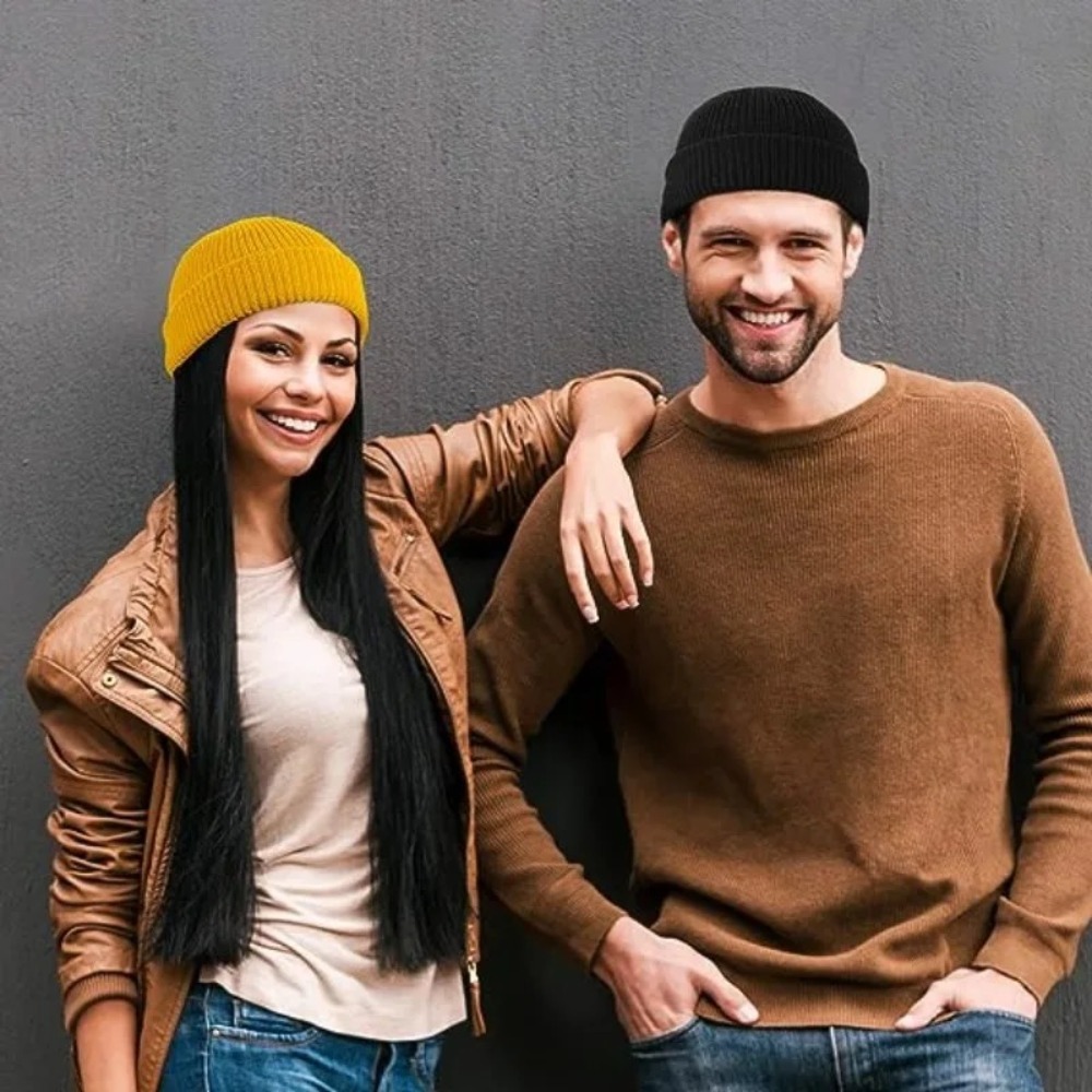 Bonnet unisexe automne-hiver,  - Beanie Cuffed Knit avis et prix